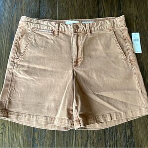 Anthropologie Chino Khaki Relaxed Short NWT
